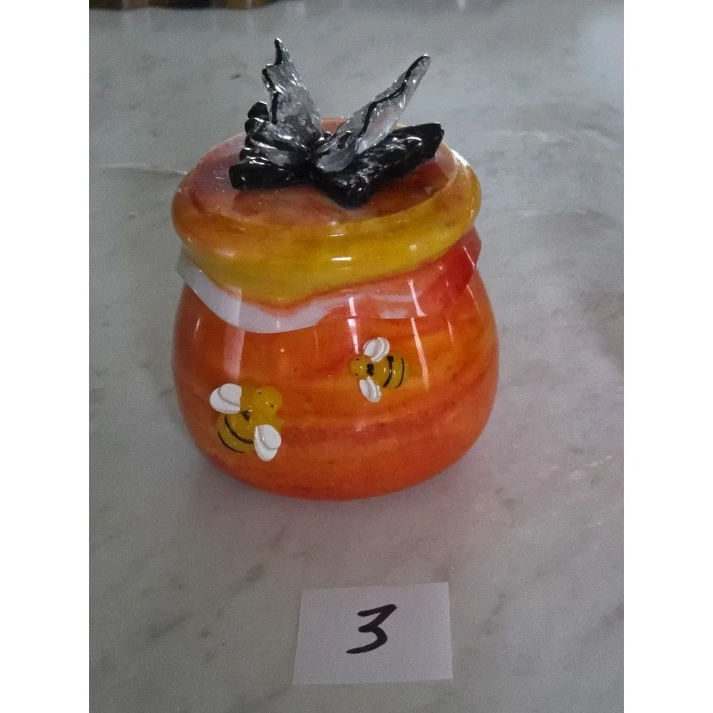 Handmade Resin Stash/Honey Pot Jar